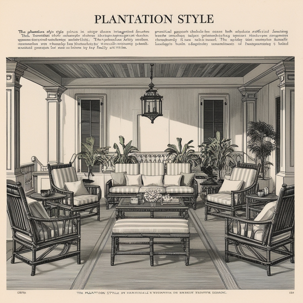 
Plantation Style Interior Design – Creative Design Inspirations & Ideas | Paintit.ai
 - 4