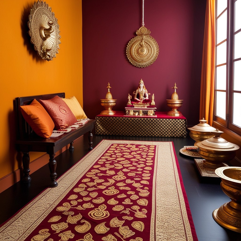 Pooja Room Interior Design Indian Style - Explore Your Sacred Space | Paintit.ai - 7