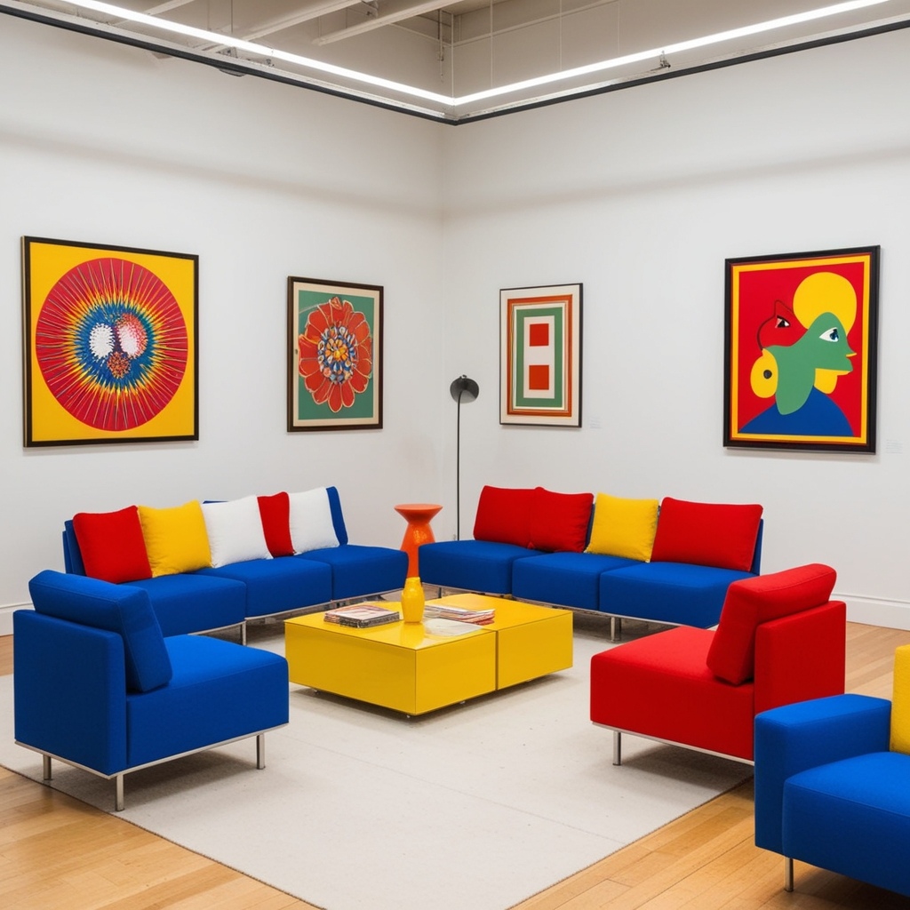 Pop Art Style Interior Design - Explore Creative Decor Ideas | Paintit.ai - 6