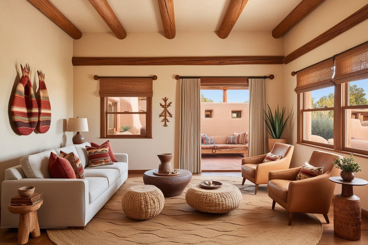 Pueblo Style Interior Design - Get Inspired Online | Paintit.ai - 1