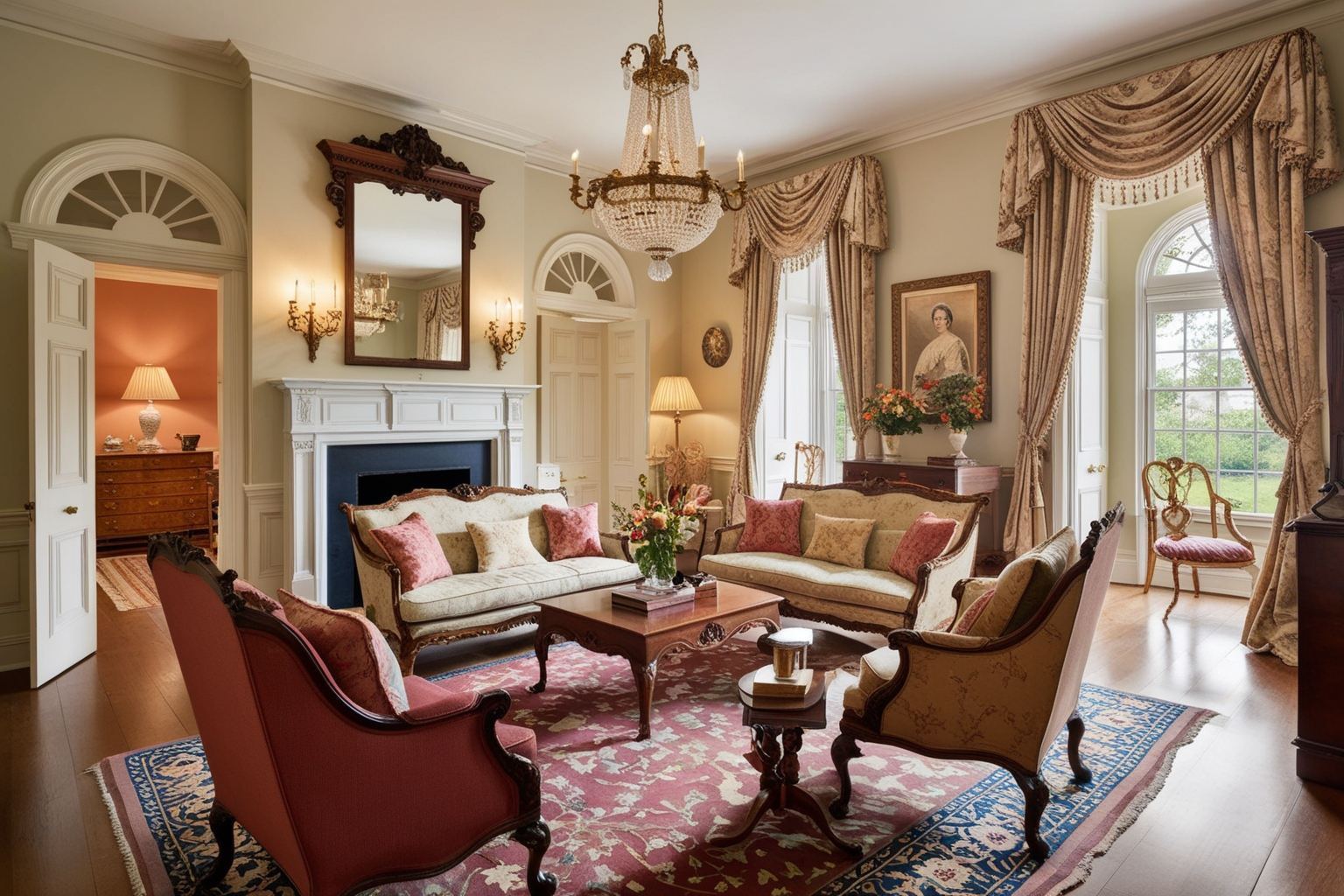 Queen Anne Style Interior Design - Get Inspired for Your Home | Paintit.ai - 1