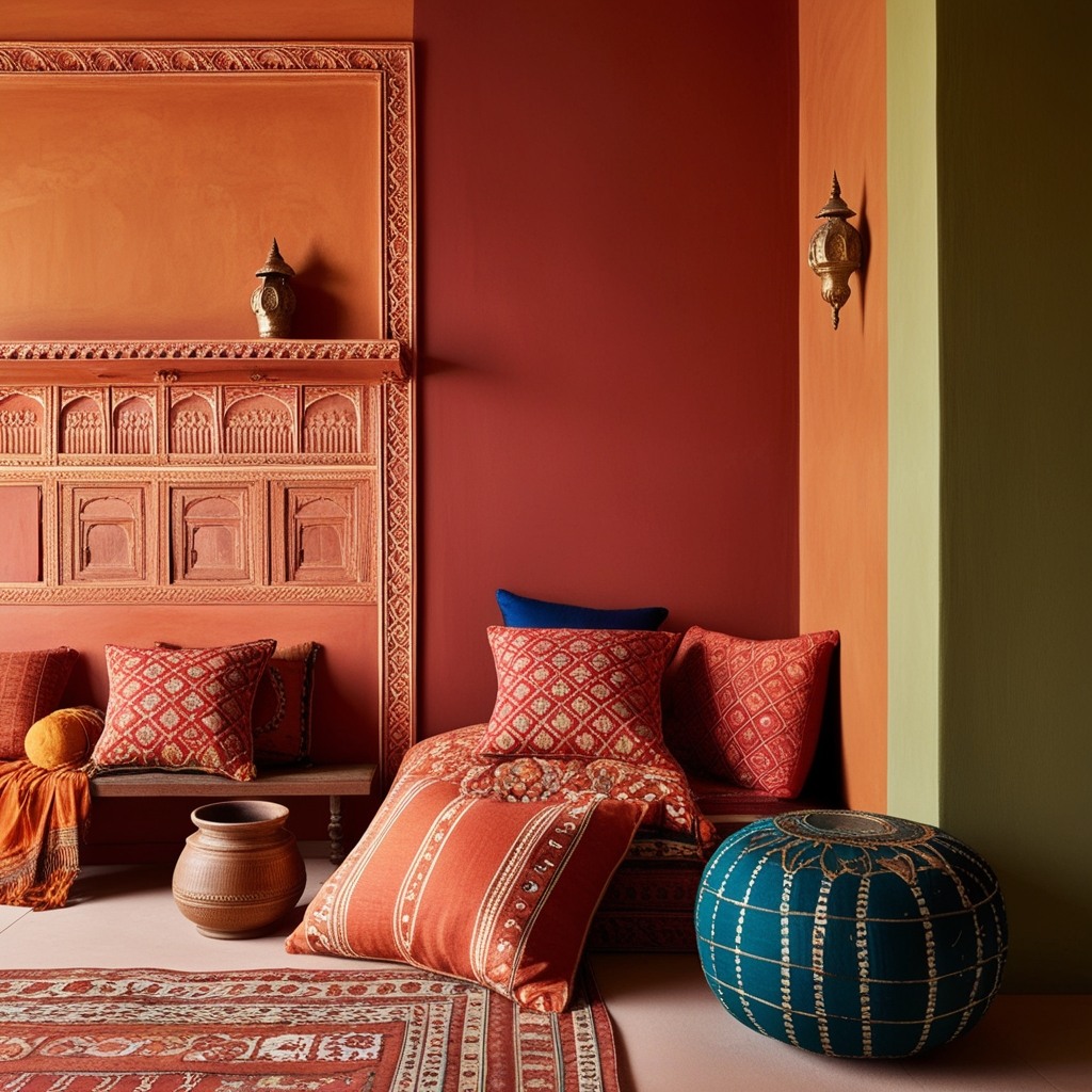 Rajasthani Style Interior Design - Explore Inspiring Ideas | Paintit.ai - 3