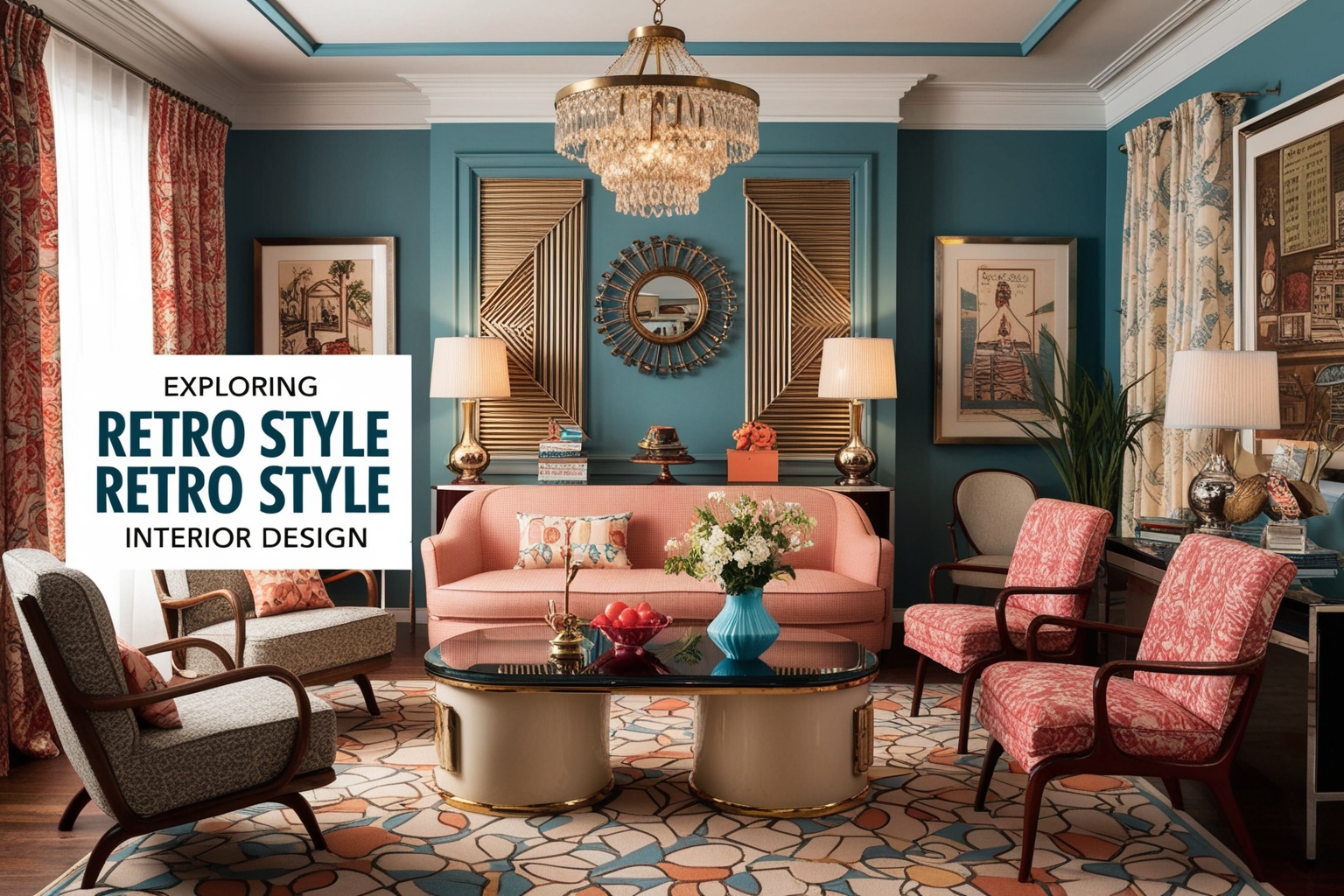 
Retro Style Interior Design – Key Features, Trends, and Ideas for Your Space | Paintit.ai
 - 1