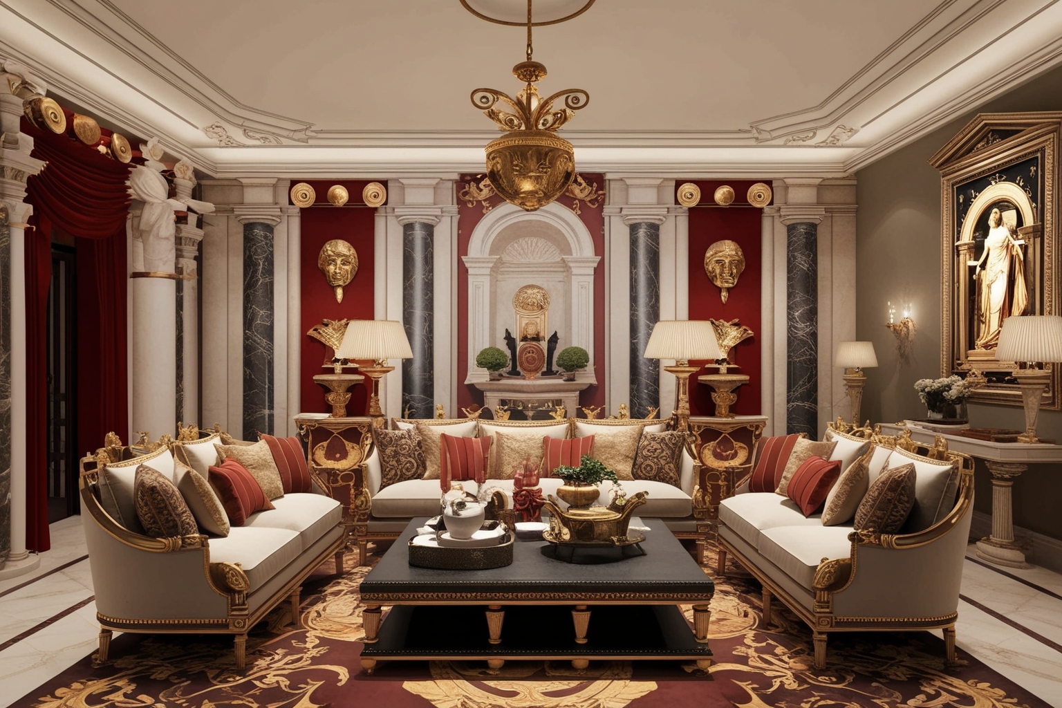 
Roman Style Interior Design – Key Features, Trends, and Ideas for Your Space | Paintit.ai
 - 1