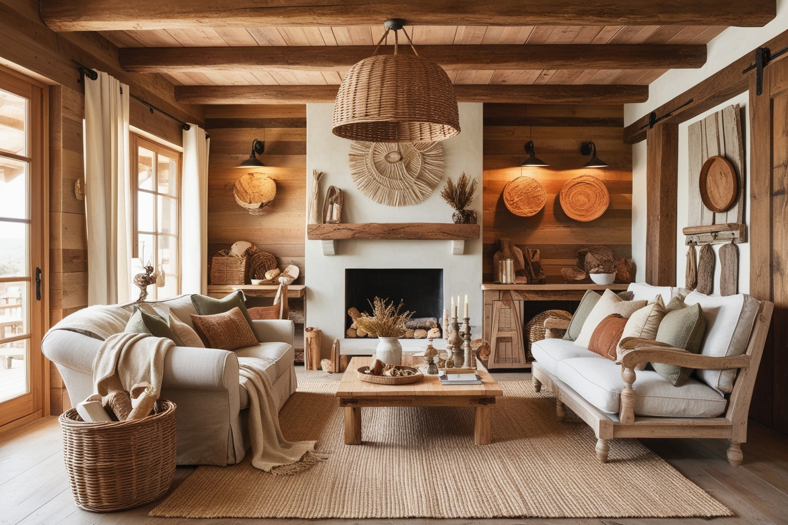 Rustic Style Interior Design Characteristics – Creative Ideas & Inspiration | Paintit.ai - 1