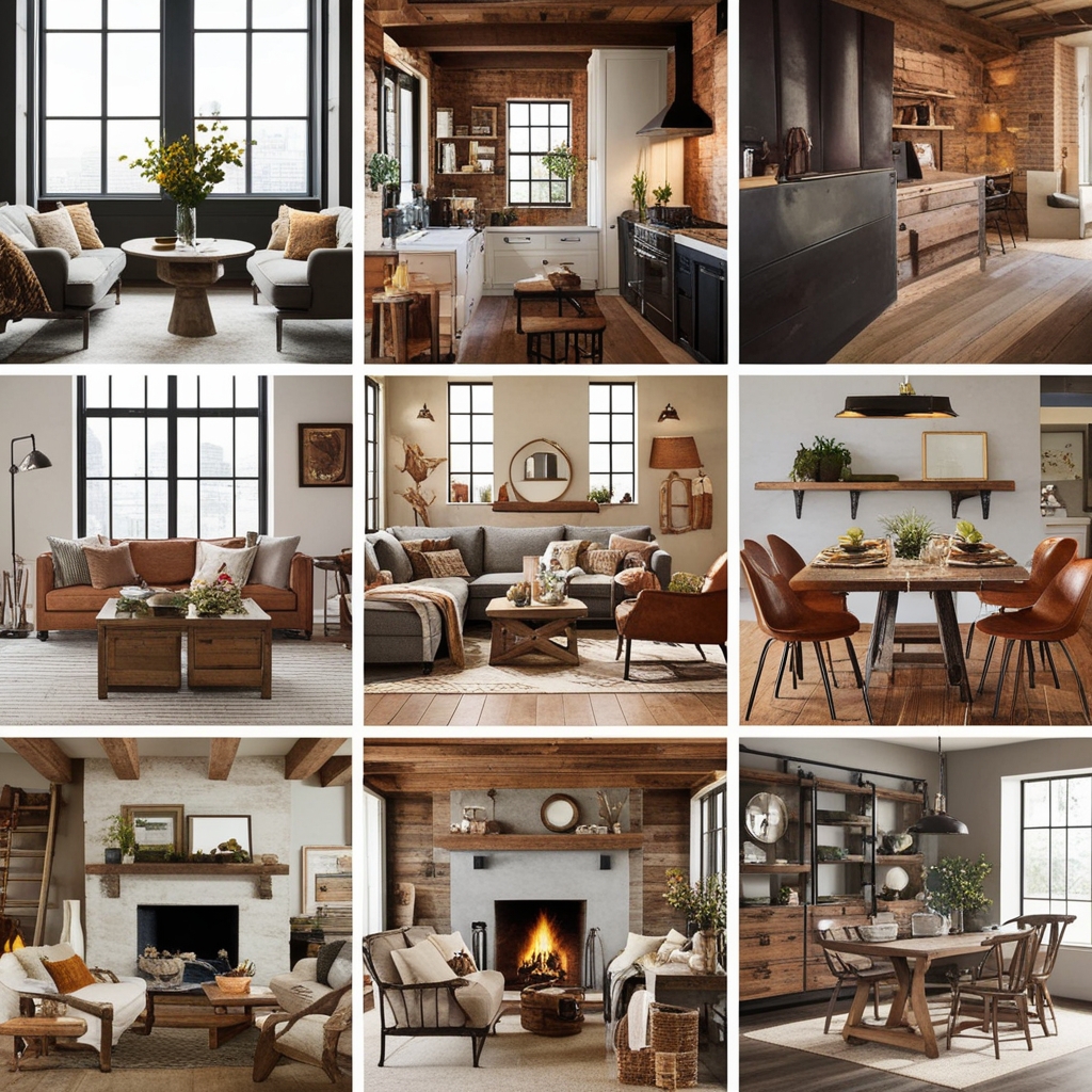 Rustic Style Interior Design Characteristics – Creative Ideas & Inspiration | Paintit.ai - 4