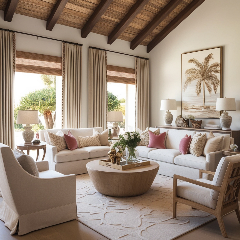 Santa Barbara Interior Design Style – Creative Interior Ideas & Suggestions | Paintit.ai - 2