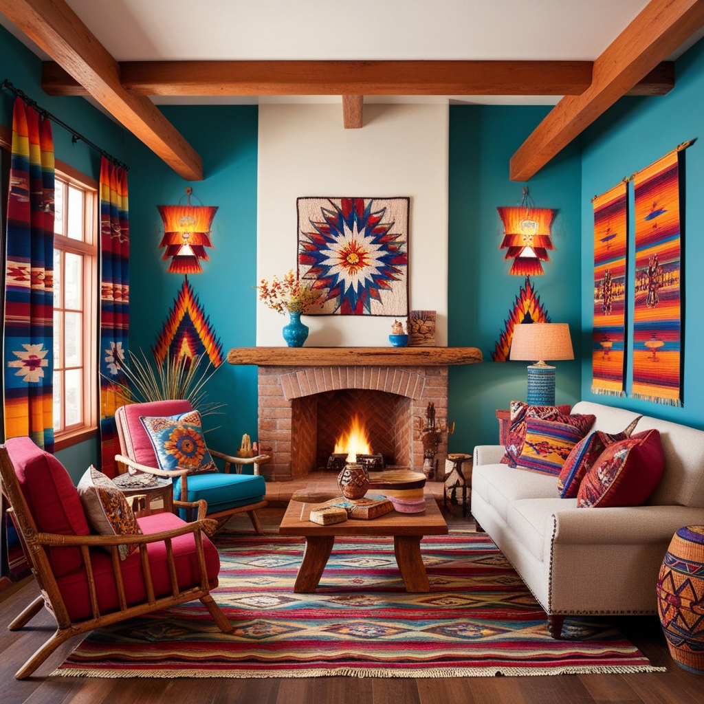 Santa Fe Style Interior Design – Creative Ideas & Expert Tips | Paintit.ai - 3