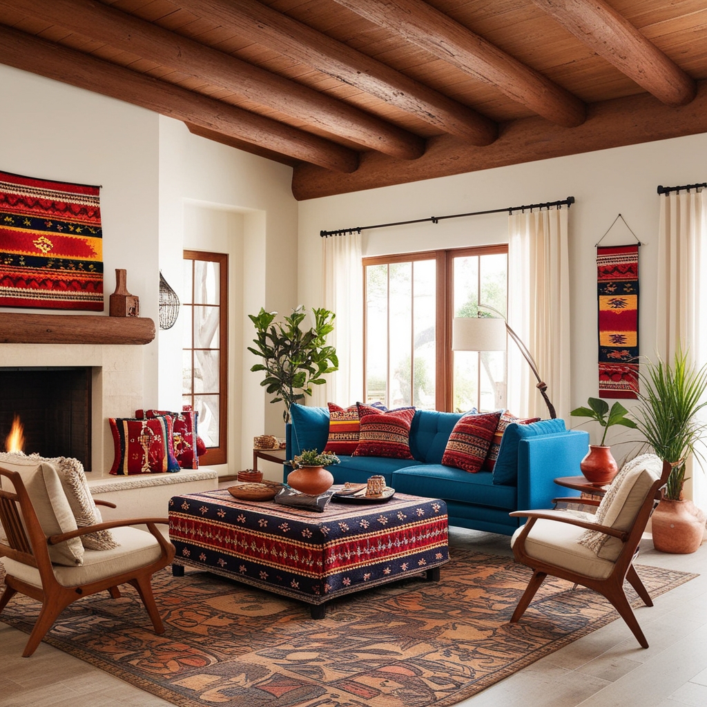 Santa Fe Style Interior Design – Creative Ideas & Expert Tips | Paintit.ai - 5