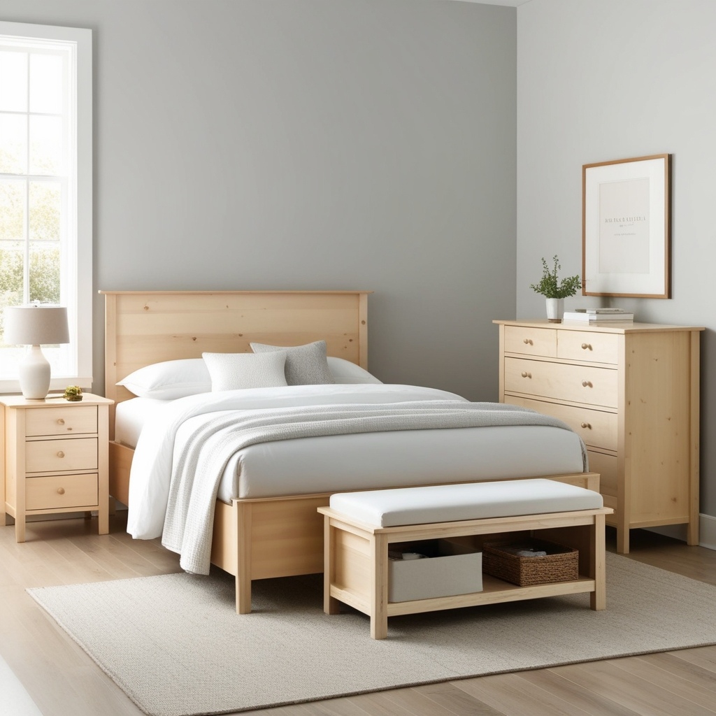 Scandinavian Style Interior Design Bedroom - Start Your Makeover | Paintit.ai - 6