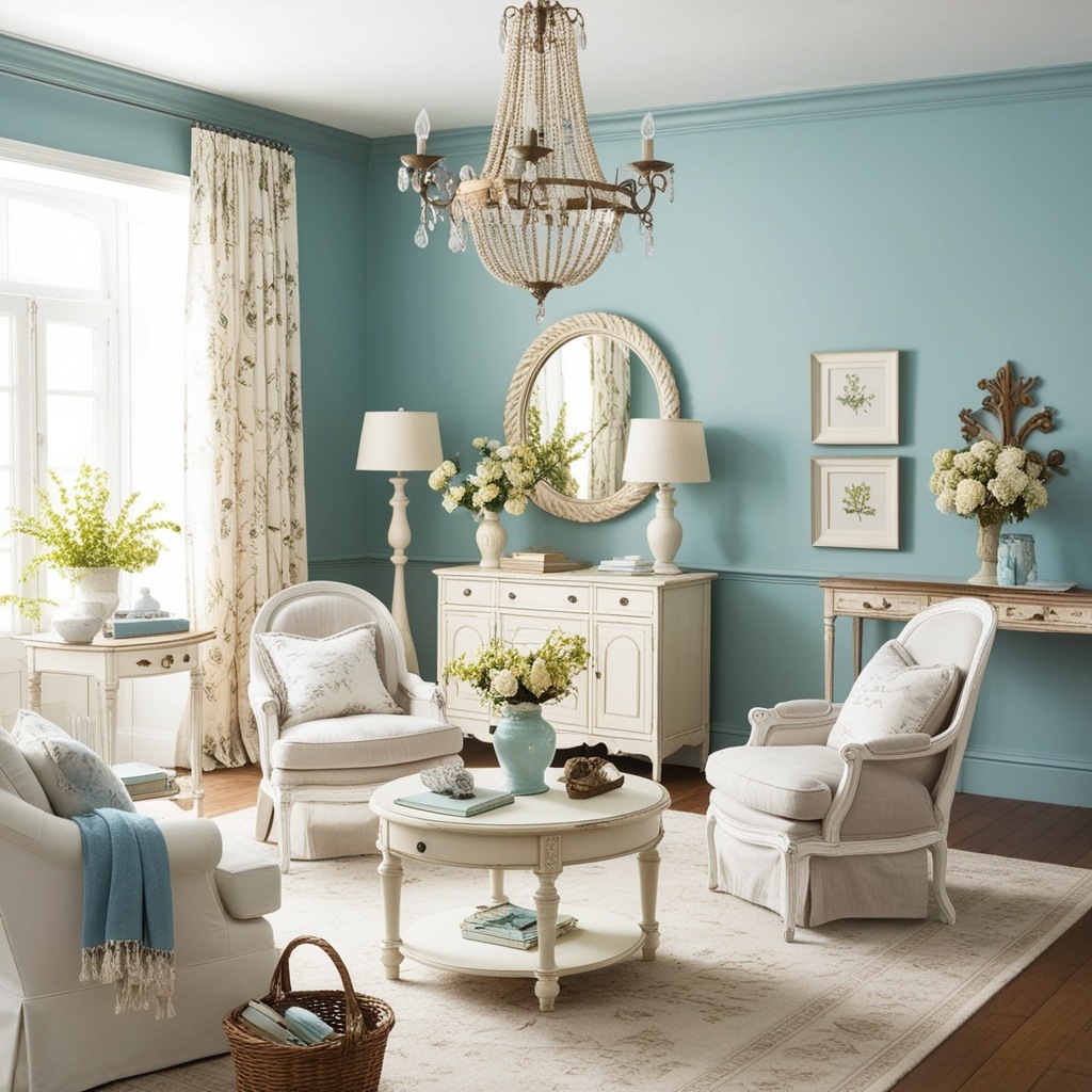 Shabby Chic Interior Design Style - Discover Inspiring Ideas | Paintit.ai - 16