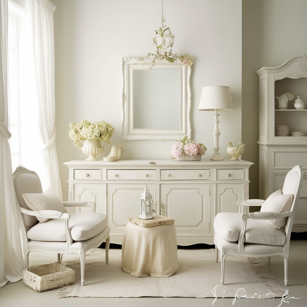 Shabby Chic Interior Design Style - Discover Inspiring Ideas | Paintit.ai - 3