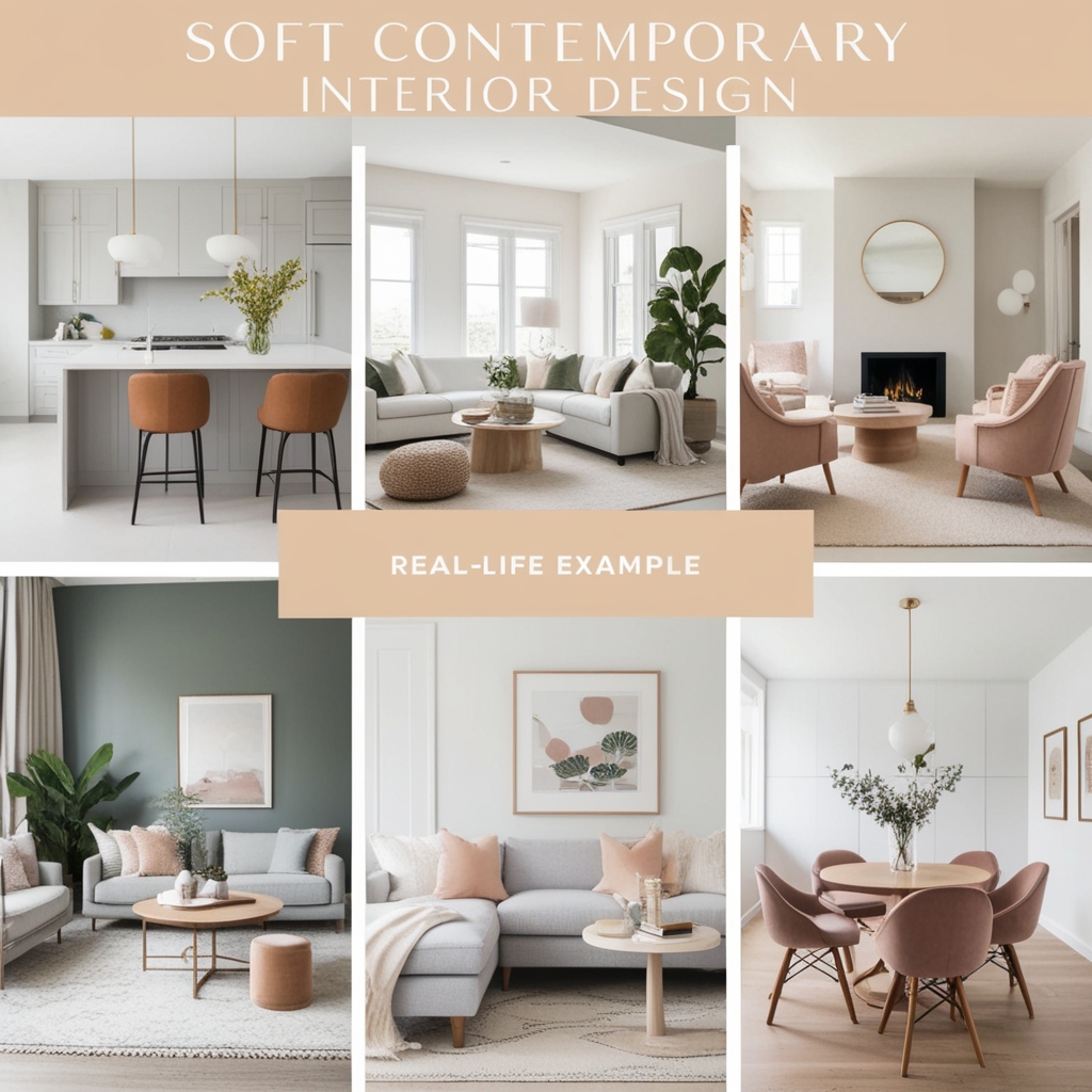 
Soft Contemporary Interior Design Style – Creative Home Décor Ideas & Suggestions | Paintit.ai
 - 7