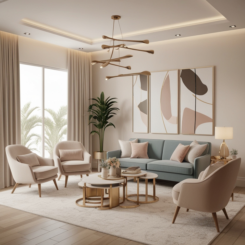 
Soft Contemporary Interior Design Style – Creative Home Décor Ideas & Suggestions | Paintit.ai
 - 2