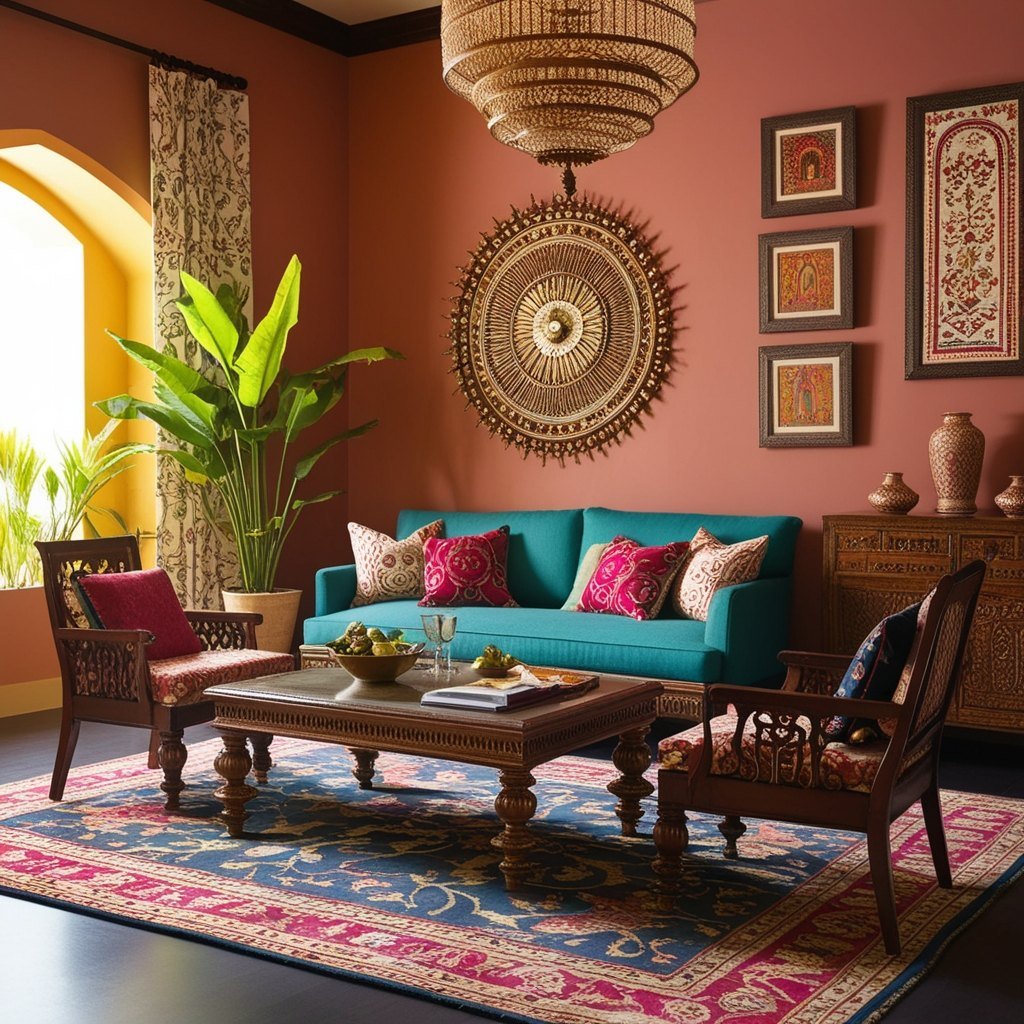 South Indian Style Interior Design - Explore Unique Space Ideas | Paintit.ai - 17