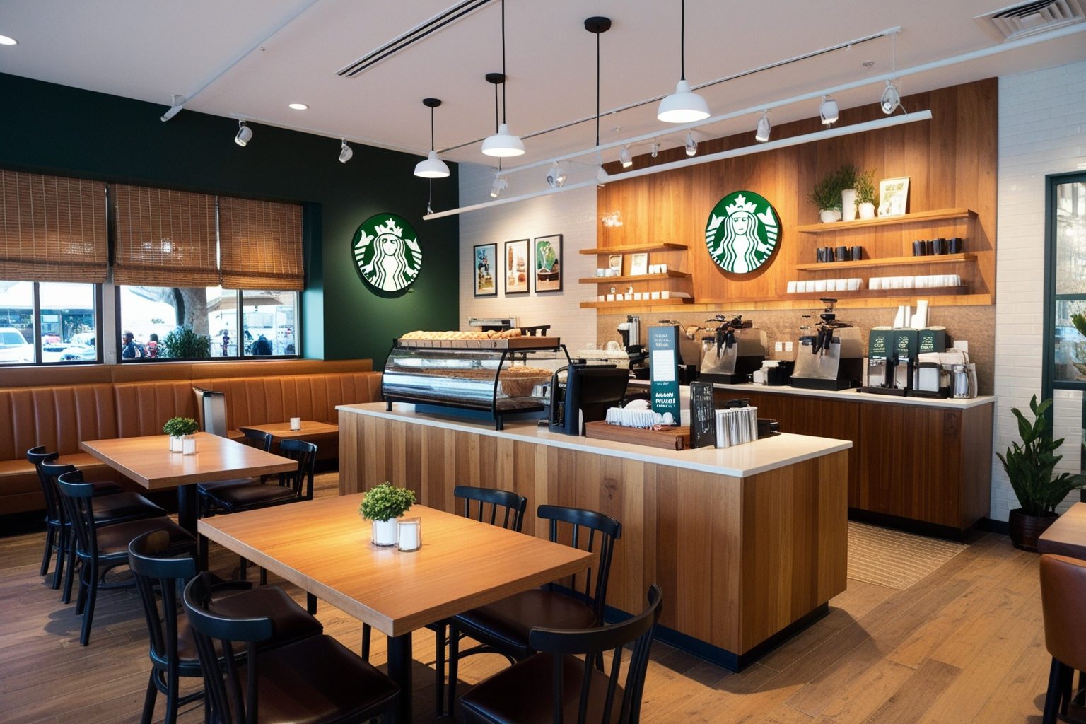 Starbucks Interior Design Style - Get Inspired for Your Space | Paintit.ai - 1