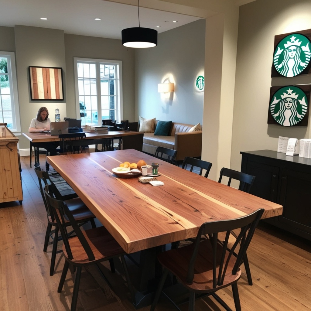 Starbucks Interior Design Style - Get Inspired for Your Space | Paintit.ai - 12