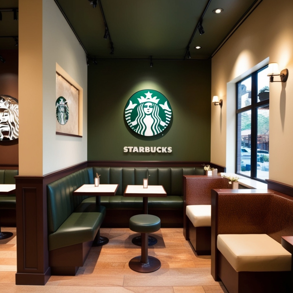 Starbucks Interior Design Style - Get Inspired for Your Space | Paintit.ai - 3