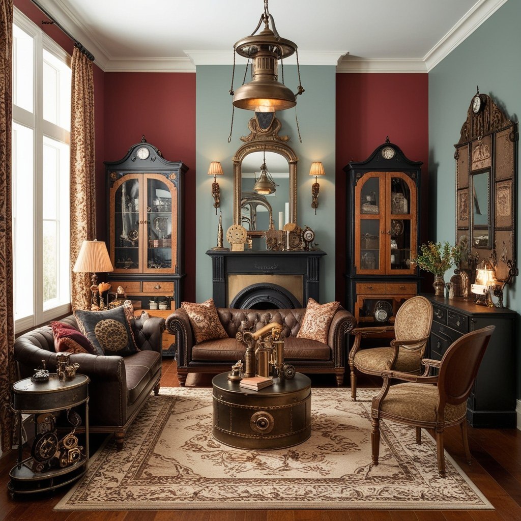 Steampunk Style Interior Design - Start Your Creative Transformation | Paintit.ai - 2
