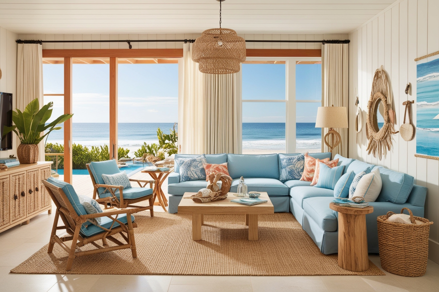 
Surf Style Interior Design – Creative Home Decor Ideas & Inspiration | Paintit.ai
 - 1