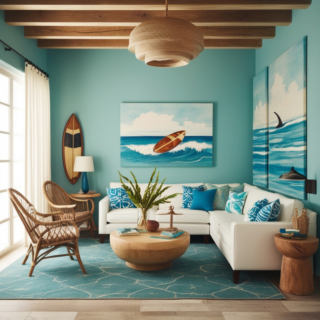 
Surf Style Interior Design – Creative Home Decor Ideas & Inspiration | Paintit.ai
 - 2