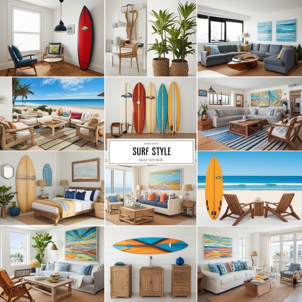 
Surf Style Interior Design – Creative Home Decor Ideas & Inspiration | Paintit.ai
 - 4