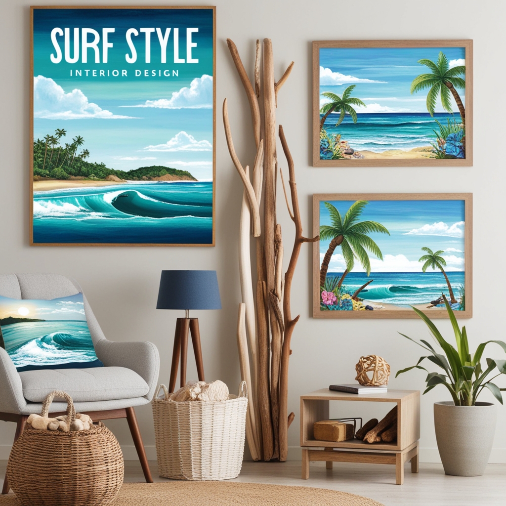 
Surf Style Interior Design – Creative Home Decor Ideas & Inspiration | Paintit.ai
 - 5