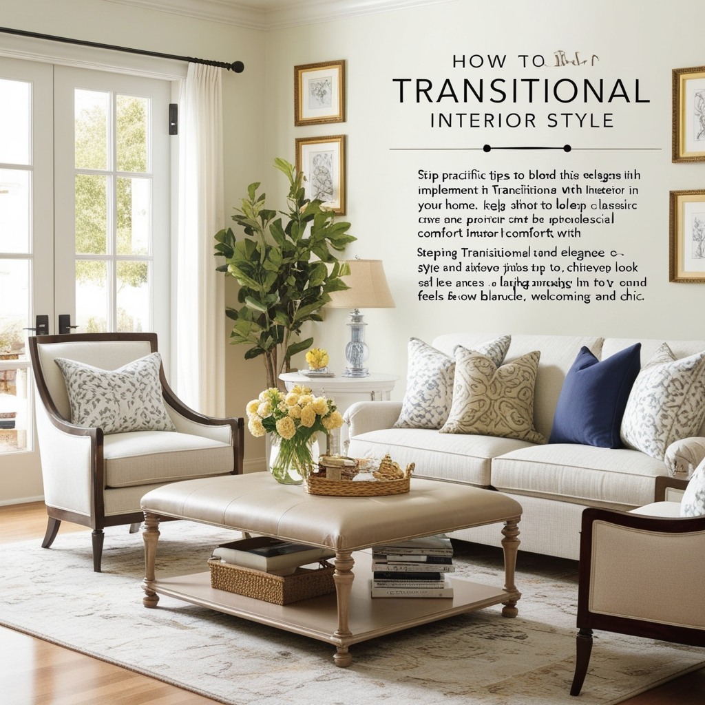 Transitional Interior Design Style - Discover Fresh Ideas | Paintit.ai - 2