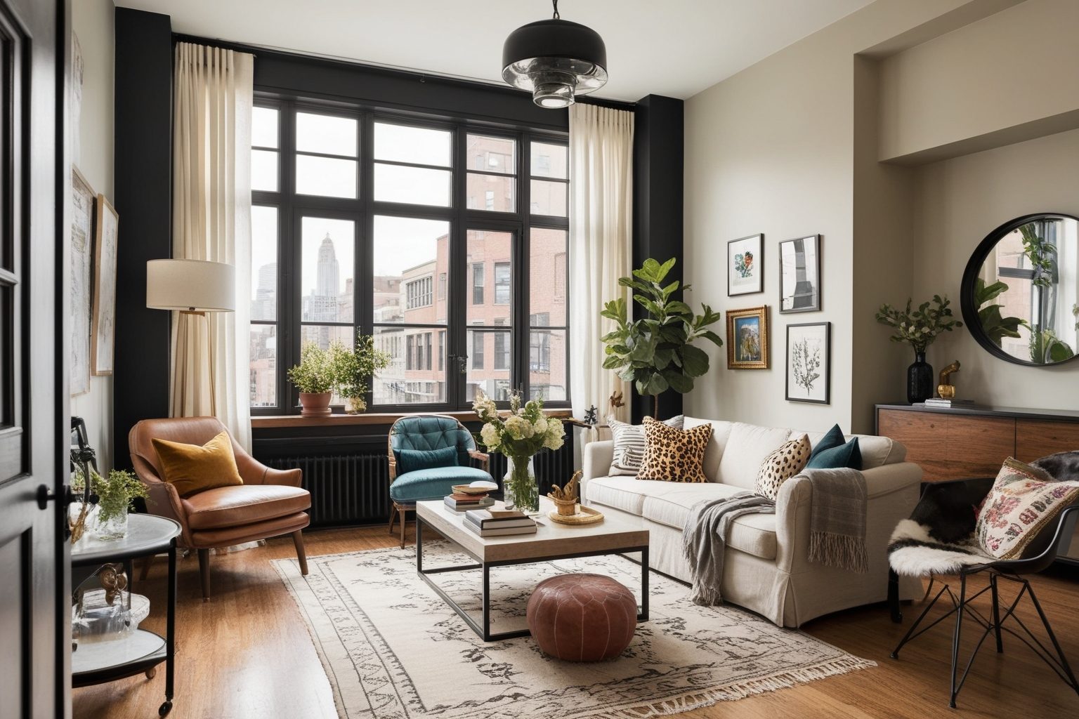 Urban Chic Style Interior Design - Get Inspired Today | Paintit.ai - 1