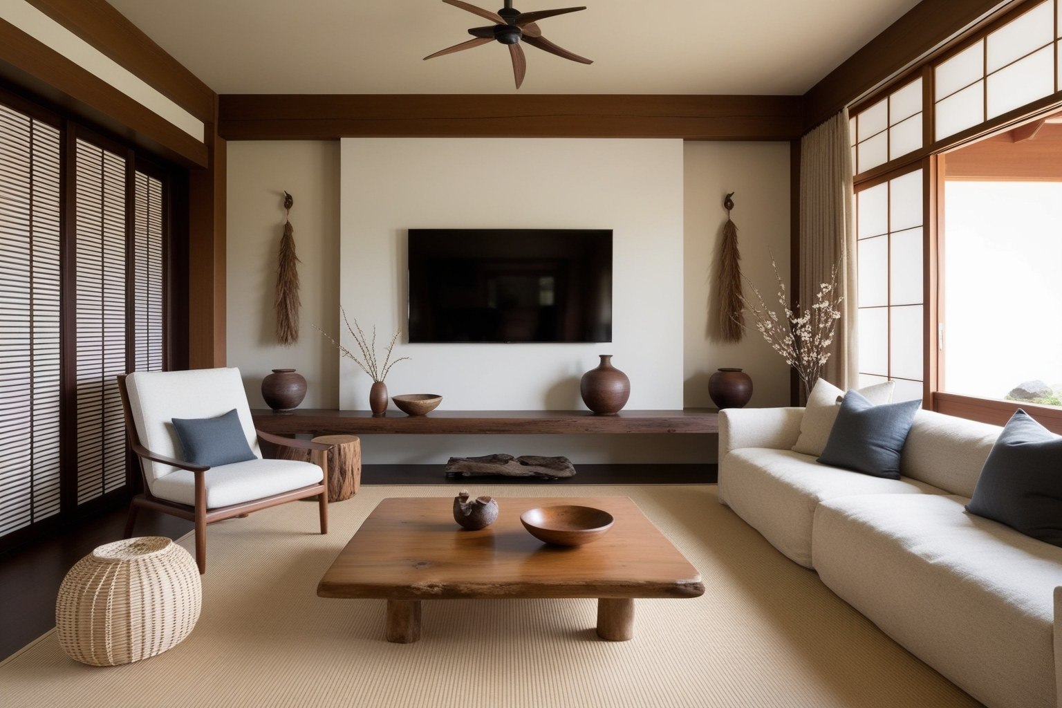 Wabi Sabi Interior Design Style - Discover Serene Spaces | Paintit.ai - 1