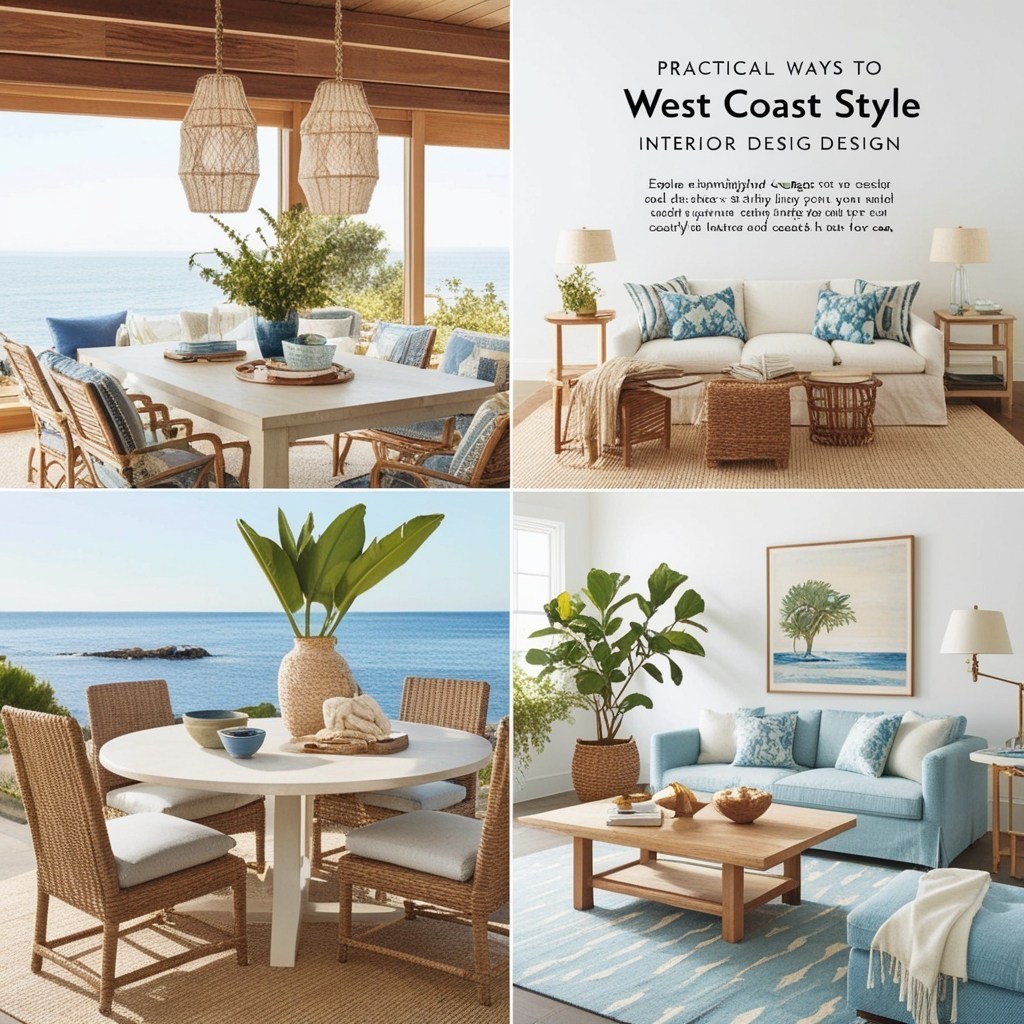 West Coast Style Interior Design - Explore Modern Ideas | Paintit.ai - 2