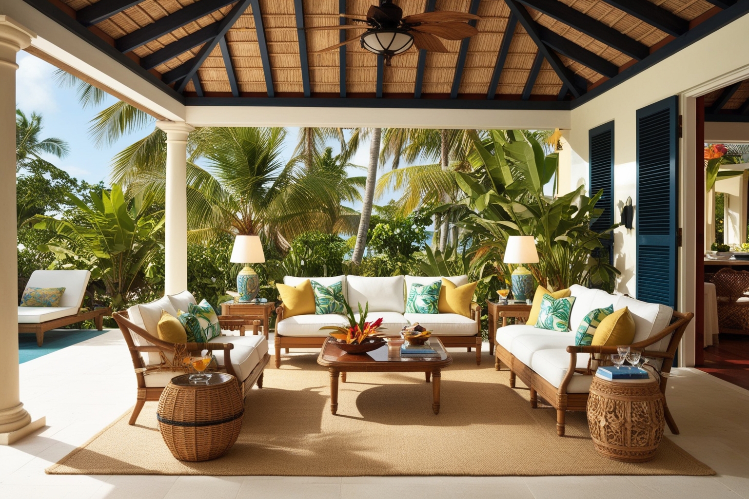 
West Indies Interior Design Style – Creative Home Decor Ideas & Inspirations | Paintit.ai
 - 1