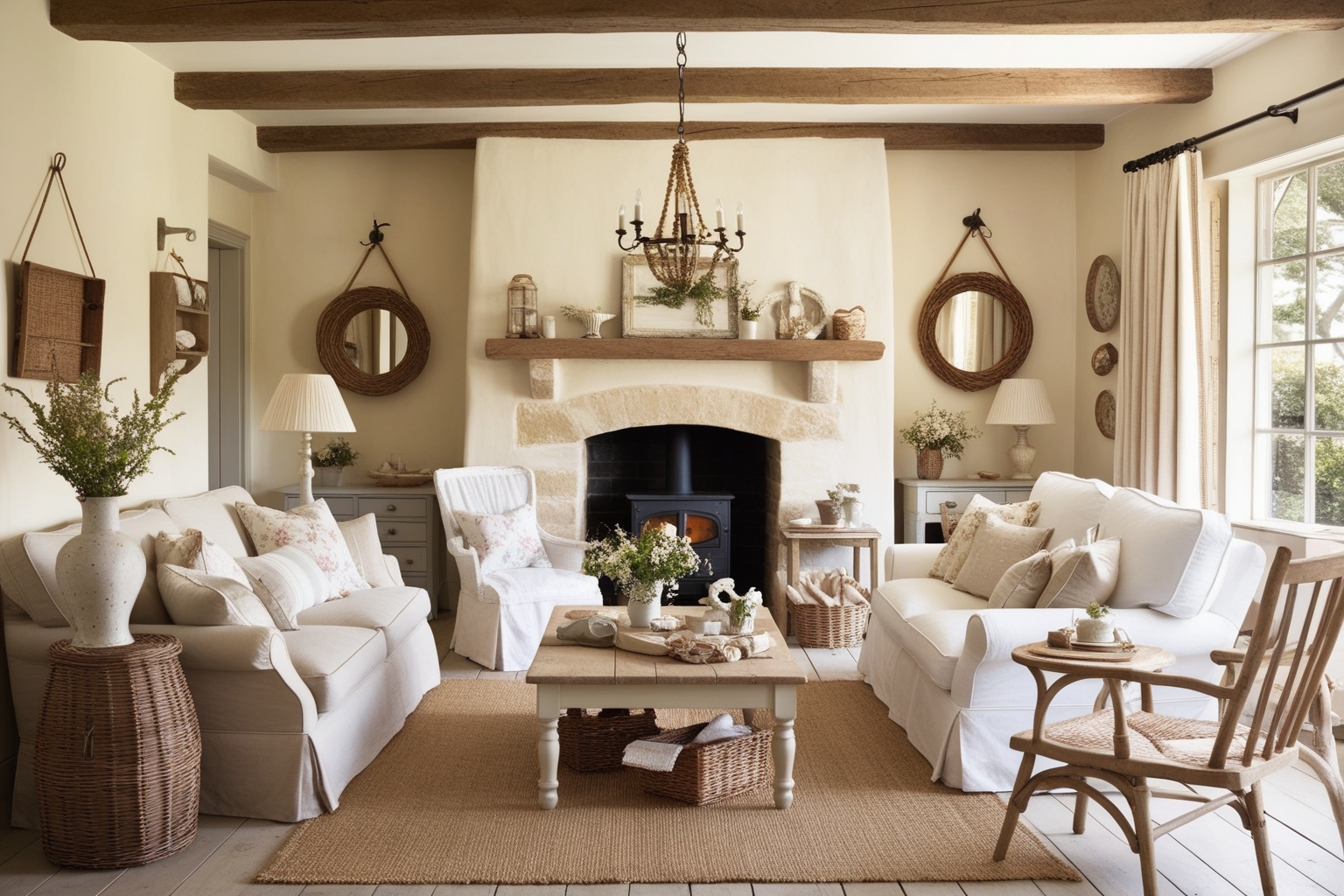 
Cottage Style Interior Design – Creative Ideas & Expert Tips | Paintit.ai
 - 1
