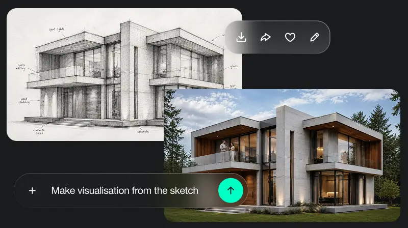 AI Sketch Rendering