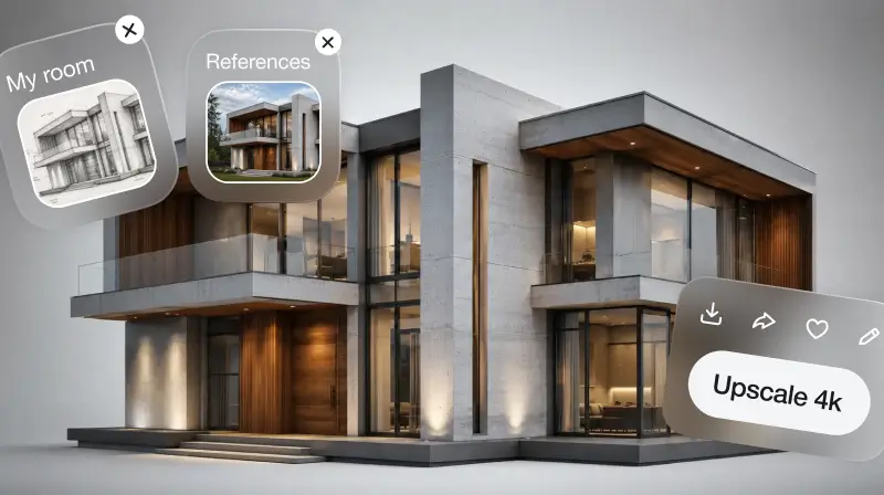 Realistic Renderings with AI
