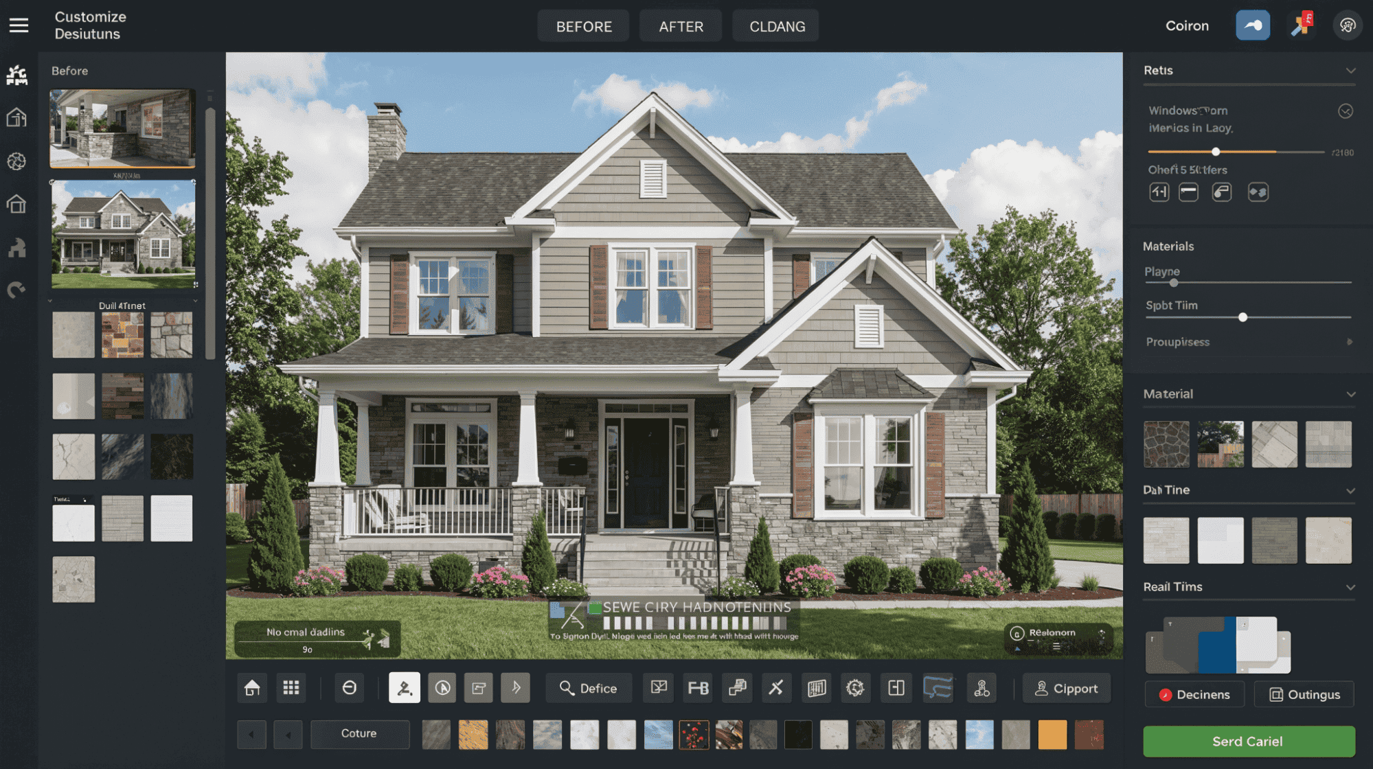 AI Redesign for House Exterior