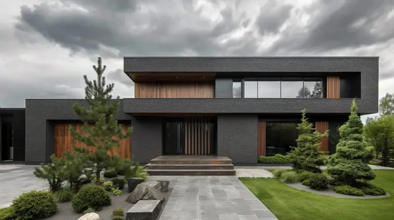 Diseño exterior de casas con IA