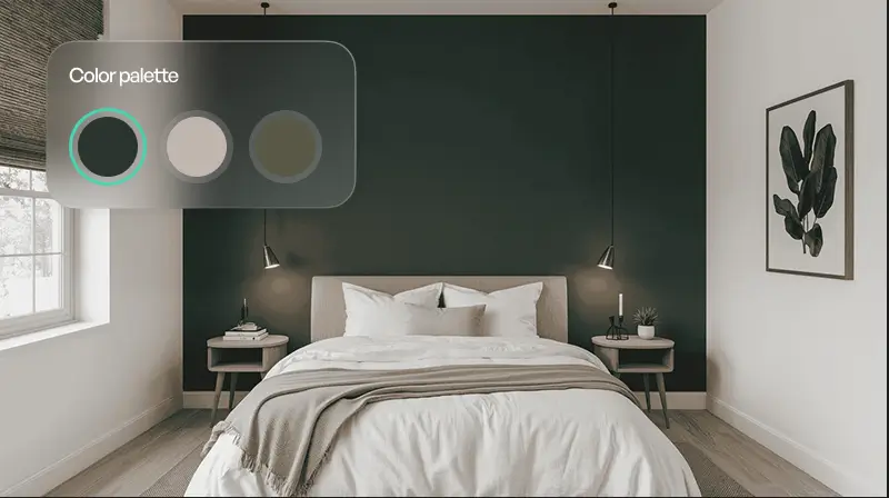 Ideas de pintura de paredes con IA para paredes de acento